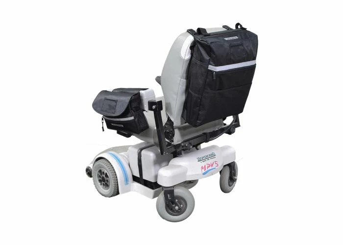 Discount 🎁 AlveyTech Saddle Bag & Seat Back Bag (Backpack) Combination For Mobility Scooters, Power Chairs, & Wheelchairs 👍 1 Discount 🎁 AlveyTech Saddle Bag & Seat Back Bag (Backpack) Combination For Mobility Scooters, Power Chairs, & Wheelchairs 👍