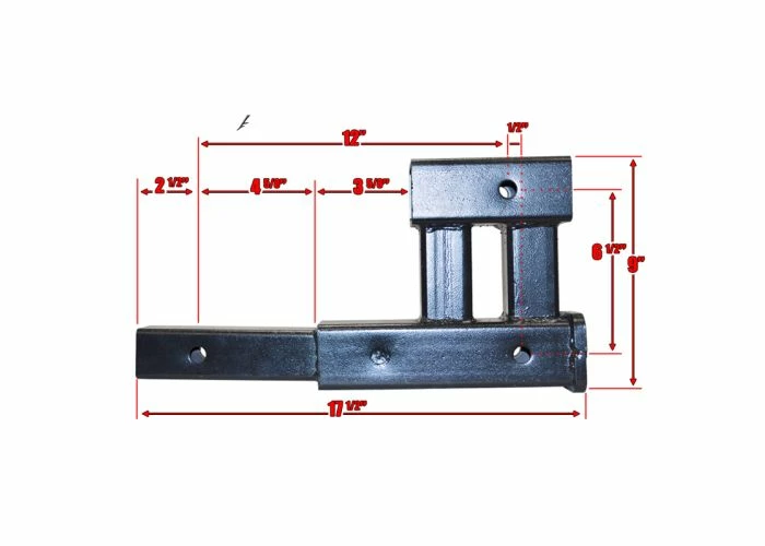 Discount ✔️ Class III 2” Dual Hitch Receiver (B-Dawg) 👏 2 Discount ✔️ Class III 2” Dual Hitch Receiver (B-Dawg) 👏 - Image 2