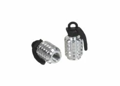 Outlet 🔔 Mon Ster Grenade Valve Stem Cap Set (Set Of 2) 💯 -Golden Sales Shop e41 8735 1