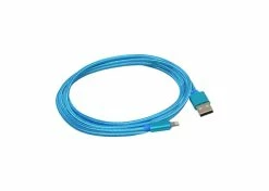 Budget ⭐ Mon Ster 2-Meter Braided USB Lightning Cable Charging Cord For IPhones & IPads ✨ -Golden Sales Shop f79 8934 1