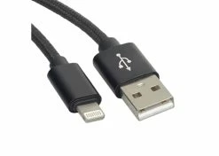 Budget ⭐ Mon Ster 2-Meter Braided USB Lightning Cable Charging Cord For IPhones & IPads ✨ -Golden Sales Shop f79 8936 2 2