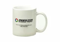 New ❤️ Mon Ster Monster Scooter Parts Ceramic Mug (Old Logo) 🔔