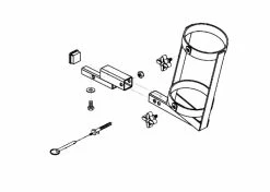 Best deal 👍 Pride Mobility Oxygen Tank Holder Assembly With Mounting Bracket For Quantum Power Chairs With Synergy Seating 👏 -Golden Sales Shop p49 6977