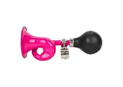 Discount 👍 Mon Ster Pink Bugle Handlebar Horn For Bikes & Scooters 🛒