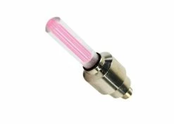 Best Sale 🌟 Mon Ster Pink Firefly Valve Cap Light For Bikes & Scooters 🎉