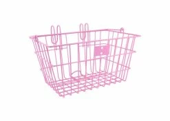 Buy 😀 Mon Ster Pink Lift-Off Front Basket For Bikes & Scooters 🎉