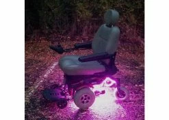 Brand new 🤩 Mon Ster Multi-Color LED Light Kit For Jazzy Power Chairs 🥰 -Golden Sales Shop powerchair magenta