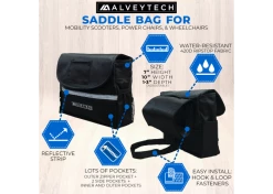 Best reviews of 😉 AlveyTech Universal Cane Holder & Saddle Bag Combination For Mobility Scooters, Power Chairs, & Wheelchairs ❤️ -Golden Sales Shop s738500featuresv3 1