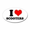 Outlet 😍 Mon Ster "I Love Scooters" Sticker 🎉