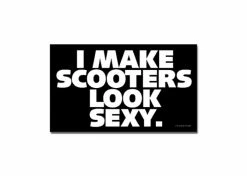 Best deal ⭐ Mon Ster "I Make Scooters Look Sexy" Sticker 👍