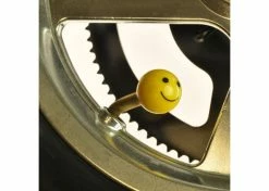 Deals 🎁 Mon Ster Mister Smiley ABS Valve Stem Cap Cover 🎉 -Golden Sales Shop smiley face valve cover 4 2