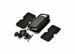 Brand new ✔️ Mon Ster Weatherproof Handlebar Mount Smartphone Holder For Mobility Scooters, Power Chairs & Wheelchairs (iPhone & Samsung Compatible) 🔥 -Golden Sales Shop weatherproof phone holder mobility 2