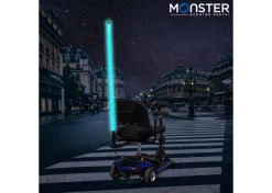 Best reviews of 🎁 AlveyTech 48" Multicolor LED Whip Light & Utility Cart Hitch Extender Kit For Mobility Scooters ⭐ -Golden Sales Shop whiplight blue 1