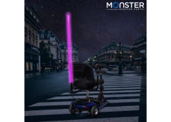 Best reviews of 🎁 AlveyTech 48" Multicolor LED Whip Light & Utility Cart Hitch Extender Kit For Mobility Scooters ⭐