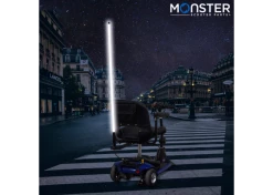 Best reviews of 🎁 AlveyTech 48" Multicolor LED Whip Light & Utility Cart Hitch Extender Kit For Mobility Scooters ⭐ -Golden Sales Shop whiplight white 1