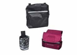 Flash Sale 🤩 AlveyTech Saddle Bag, Seat Back Bag (Backpack), & Cup Holder Combination For Mobility Scooters, Power Chairs, & Wheelchairs 🧨 -Golden Sales Shop x98 7425 3