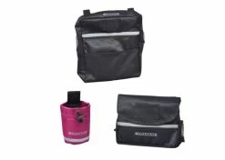 Flash Sale 🤩 AlveyTech Saddle Bag, Seat Back Bag (Backpack), & Cup Holder Combination For Mobility Scooters, Power Chairs, & Wheelchairs 🧨 -Golden Sales Shop x98 7425 5