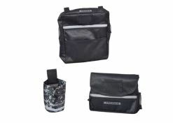 Flash Sale 🤩 AlveyTech Saddle Bag, Seat Back Bag (Backpack), & Cup Holder Combination For Mobility Scooters, Power Chairs, & Wheelchairs 🧨 -Golden Sales Shop x98 7425 6