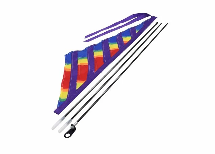 Promo 💯 AlveyTech Multicolor Sail Flag For Mobility Scooters & Power Chairs 👍 3 Promo 💯 AlveyTech Multicolor Sail Flag For Mobility Scooters & Power Chairs 👍 - Image 3