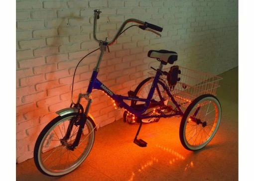 Best deal 🌟 Mon Ster LED Bicycle Strip Light, USB Battery Bank, & Holder Kit 💯 -Golden Sales Shop x98 9505 8