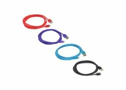 Budget โญ Mon Ster 2-Meter Braided USB Lightning Cable Charging Cord For IPhones & IPads โจ